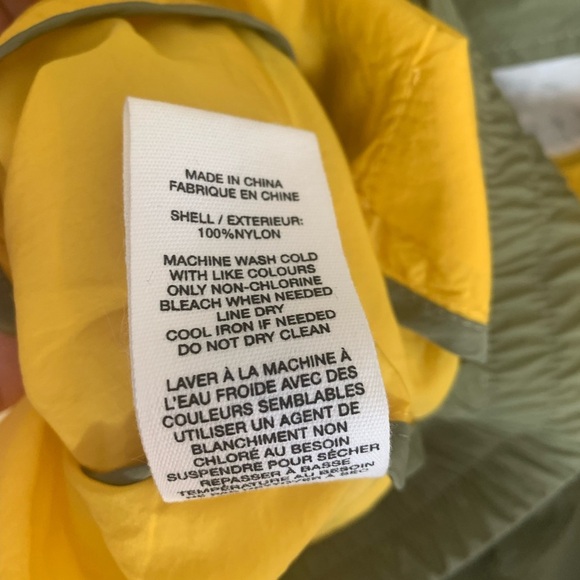 Avec Les Filles Colorblock Nylon Track Jacket - Size L - Olive Multi - NWT - Picture 7 of 10